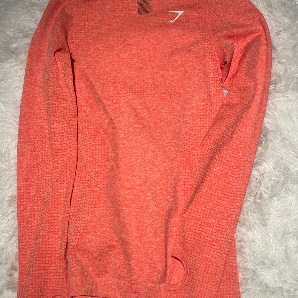 Gymshark Orange Crew Neck Sweater